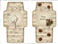 Duo Set of Vintage Wallets, Pockets, Gift Voucher or Money Envelopes - Set 1