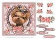 Bouquets & Lace Silky Terrier Card Topper