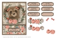 In the Woods Creatures Series - Card Topper - Bear