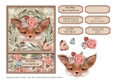 In the Woods Creatures Series - Card Topper - Fox
