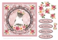 Roses and Cats Card Topper Series - Im Hiding