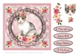 Roses and Cats Card Topper Series - Proud I Am