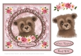 Cutest Animals - Card Topper Series - Beatrice the Bear