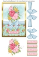 Spring Blooms & Bow Card Topper - Design 3