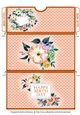 Bright Floral Gift/Voucher/Money Wallet/Pocket/Envelope - Design 3