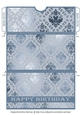 Elegant Metallic Sheen Gift/Voucher/Money Wallet/Pocket/Envelope - Design 2