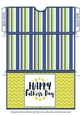 Fathers Day Gift/Voucher/Money Wallet/Pocket/Envelope Design 3