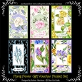 Floral Fever Gift/Voucher/Money Wallet/Pocket/Envelope Set