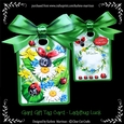 Giant Gift Tag Card - LadyBug Luck