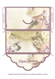 Romantic Vintage Gift, Money, Voucher Wallet/Pocket or Envelope - Happy Birthday