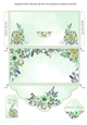 Blossoms on a Cloud Money,Voucher Pocket/Wallet or Envelope Green