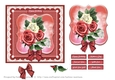 Blooms on Bordered Lace Card Topper - Design 3
