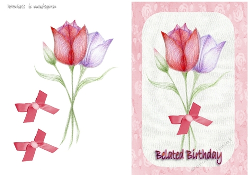Belated Birthday Tulips