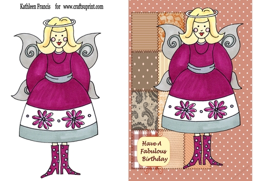 Angel Says  Happy Birthday