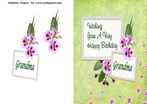 Birthday Grandma