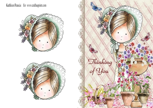 Thinking of you  spring Bonnet