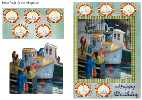 Birthday Fishing Boats.