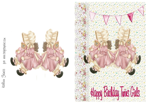Twin Girls  Birthday