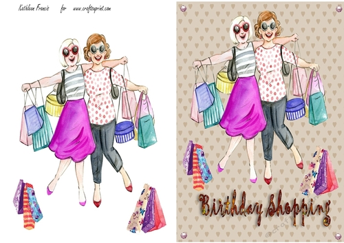 Shopping Twosome  Birthday