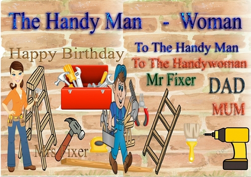 Handyman - woman  Designer Resources