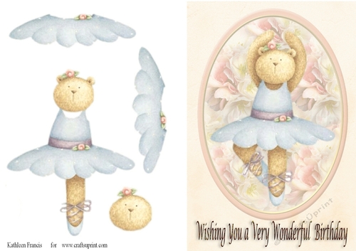 Ballerina Bear Birthday 