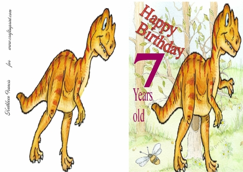 Dinasor Birthday age 7