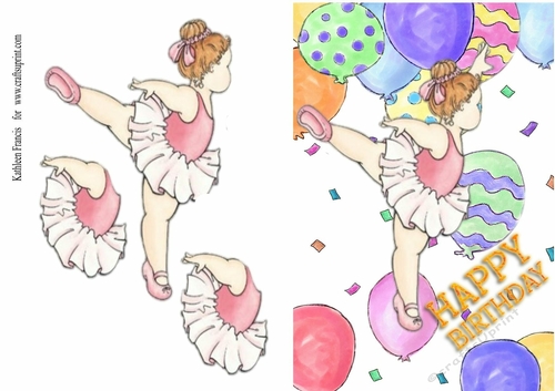 Ballerina and Balloons