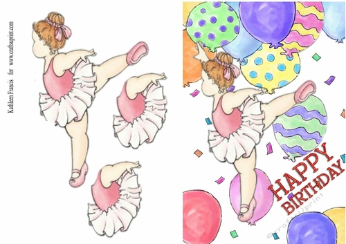 Ballerina and Balloons