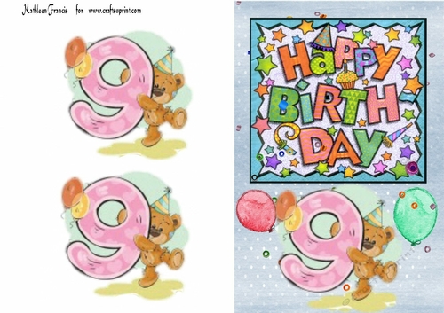 9 yr old Birthday