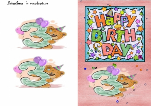 3 yr old Birthday Girl