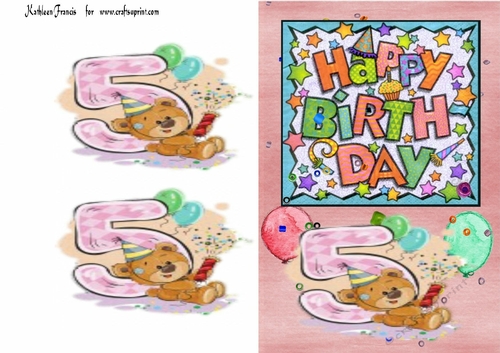 5 yr old Birthday Girl