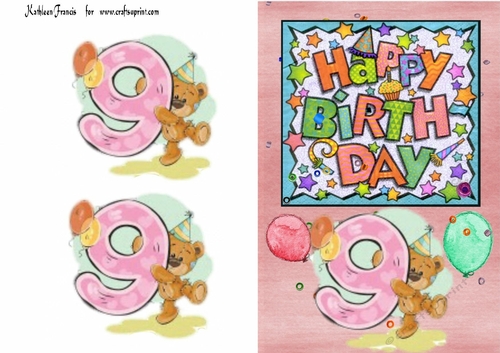 9 yr old Birthday Girl