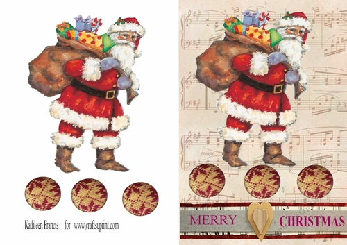  Christmas Has his sack.