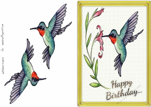 Hummingbird Birthday 