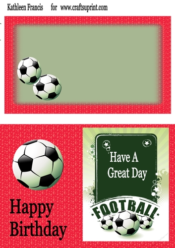 Football Birthday Reds