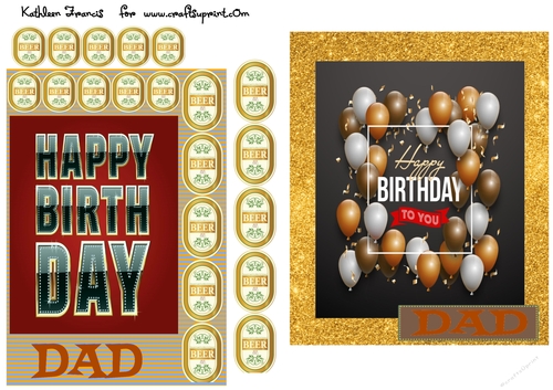 Birthday Toppers Dad