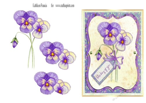 Thinking of You  Pansies