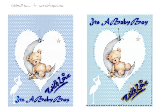 Baby Boy Card Toppers