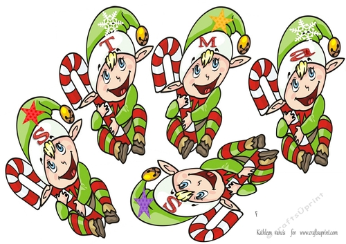 Elf Bunting and Tags