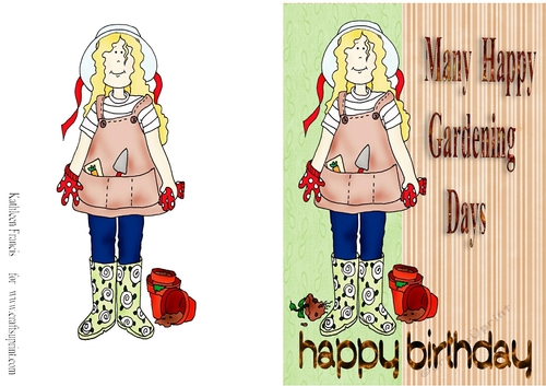 Many Happy Gardening Days.Happy Birthday.
