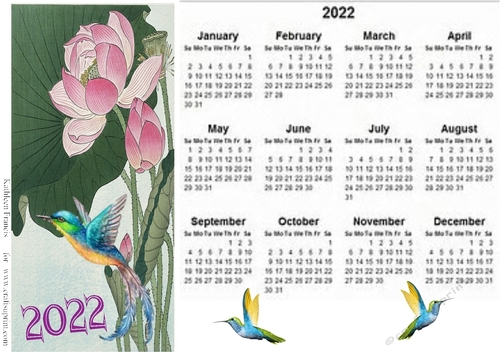 2022  Calender .