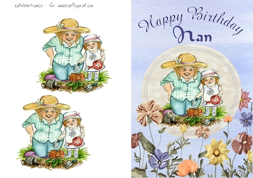Happy Gardener Birthday for Nan