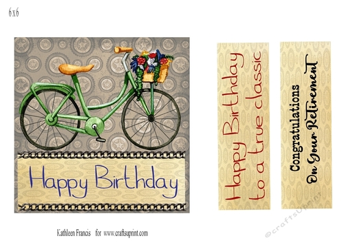 6x6  Birthday  Enthusiast cyclist
