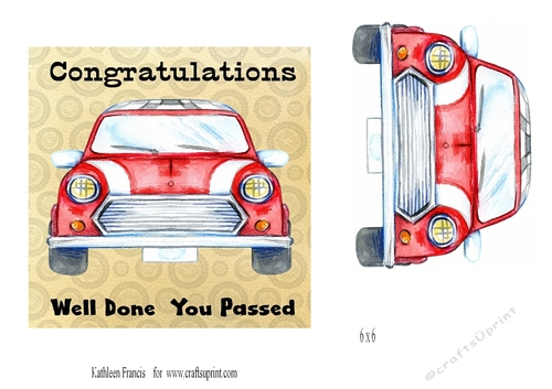 6x6  Congratulations, Driving Test