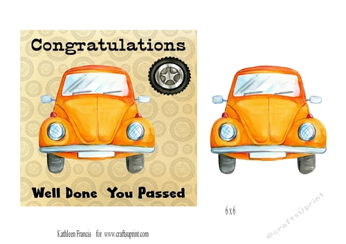 6x6  Congratulations, Driving Test