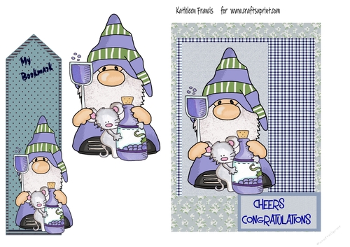 Happy Birthday with Bookmark