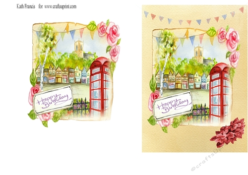 A Village scene - Birthday