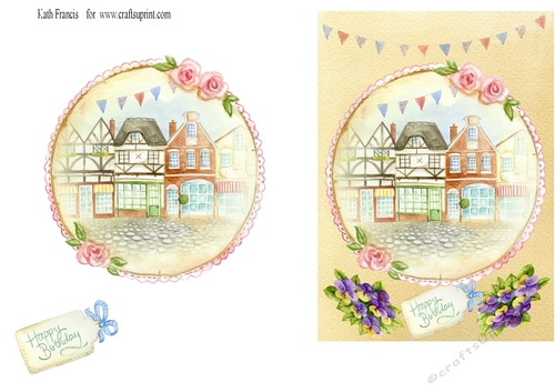 A Village scene - Birthday