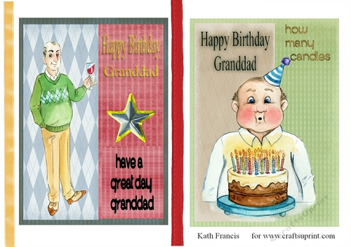 Granddads Birthday Toppers