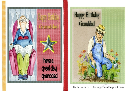 Granddads Birthday Toppers